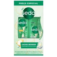 Kit Seda Shampoo 300ml+ Condicionador 190ML Cachos Definidos - 1