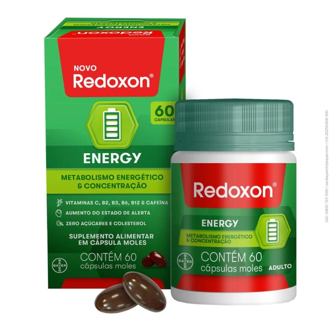 Redoxon Energy 60 Cápsulas Multivitamínico - 1