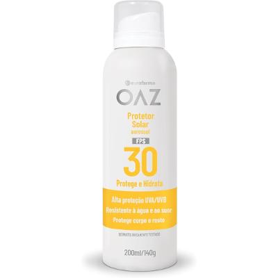 Protetor Solar Aerossol OAZ FPS30 200ML