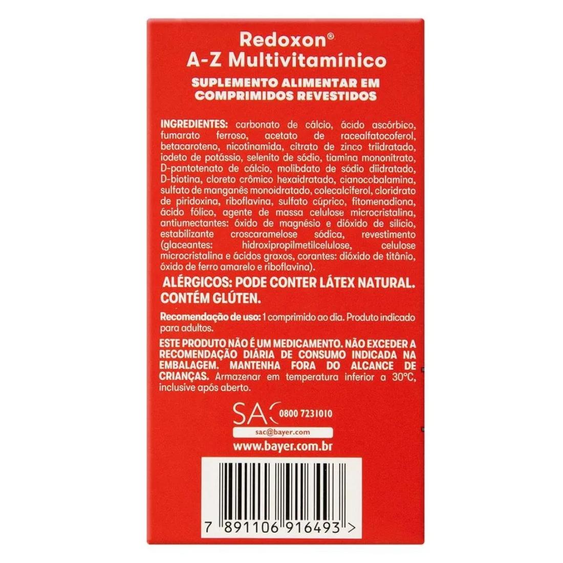 Redoxon A-Z Multivitamínico 60 Comprimidos - 2