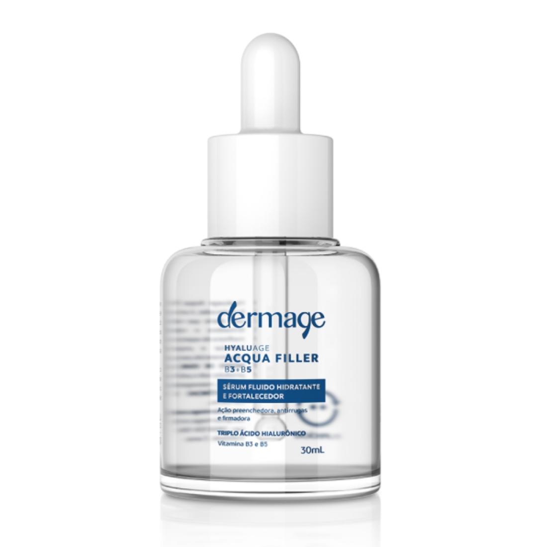 Hidratante Facial Sérum B3 + B5 Acqua Filler Dermage 30 Ml - 1