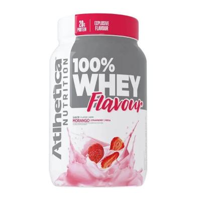 Whey Protein 100% Atlhetica Nutrition Sabor Morango 900g