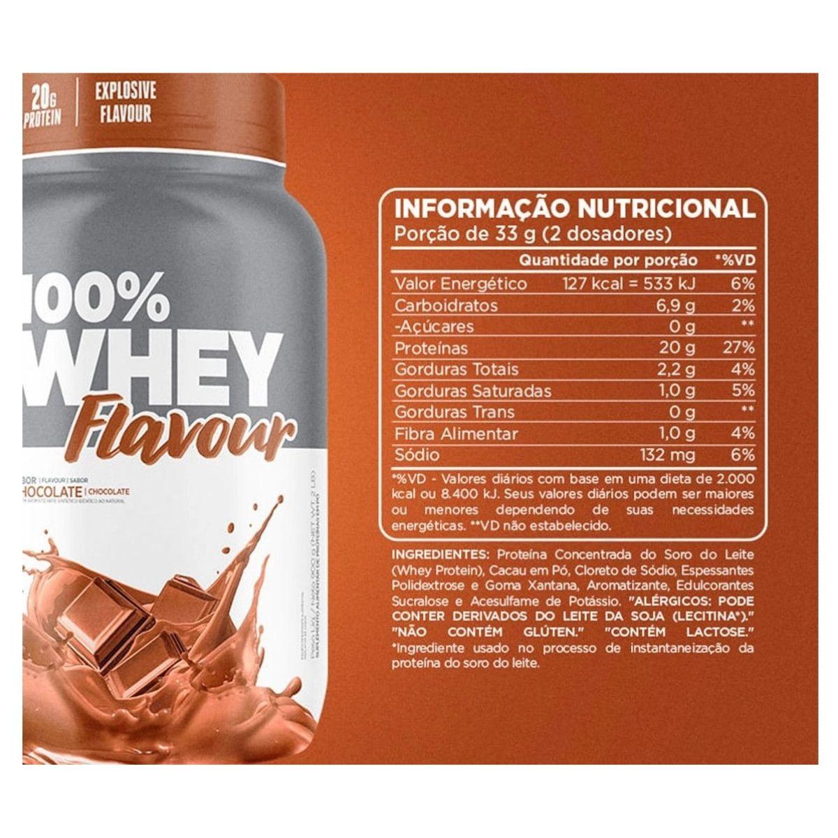 Whey Protein 100% Atlhetica Nutrition Sabor Chocolate 900g - 2