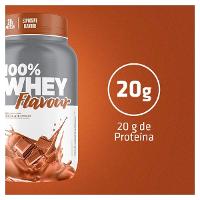 Whey Protein 100% Atlhetica Nutrition Sabor Chocolate 900g - 4