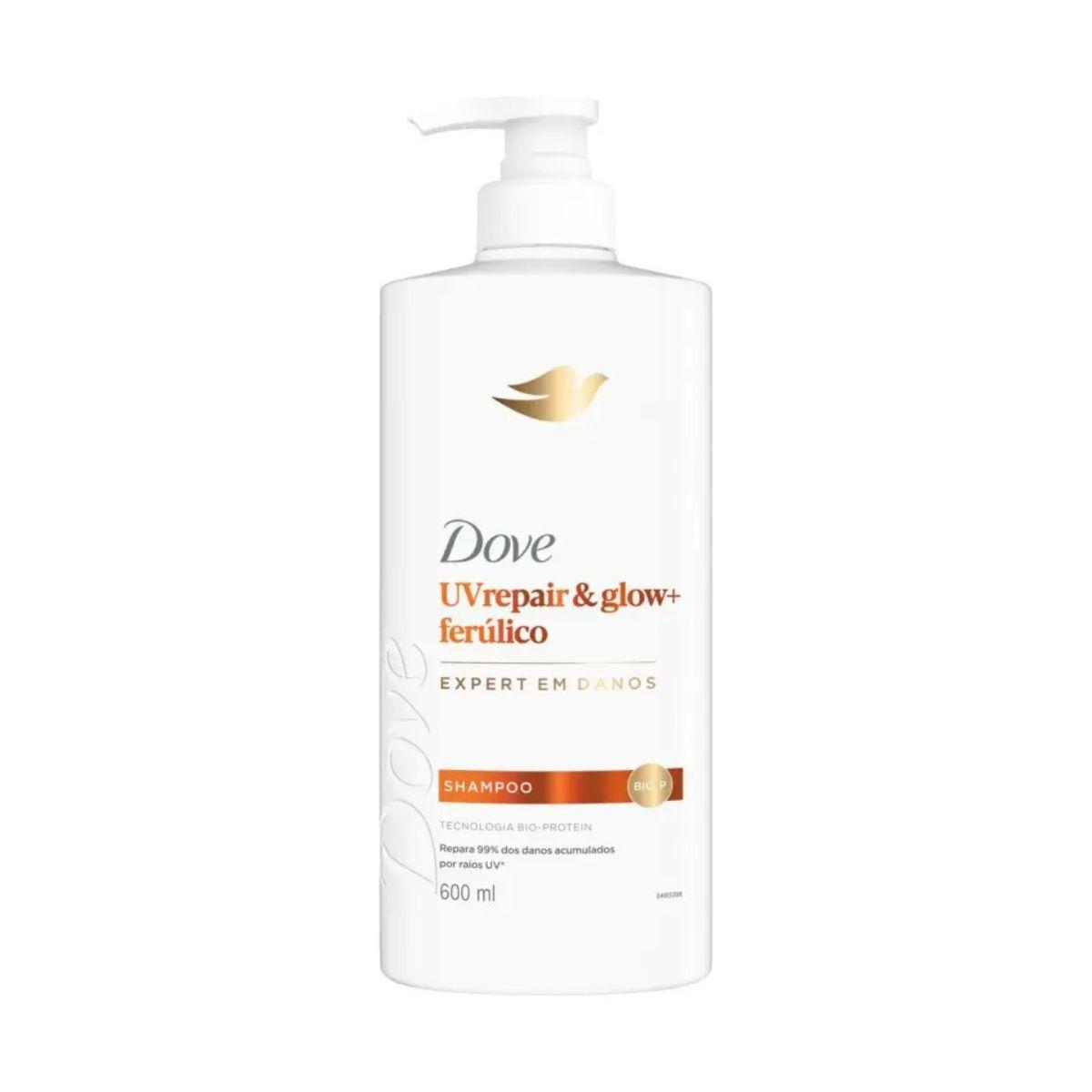 Shampoo Dove UV Repair & Glow + Ferúlico 600ml - 1