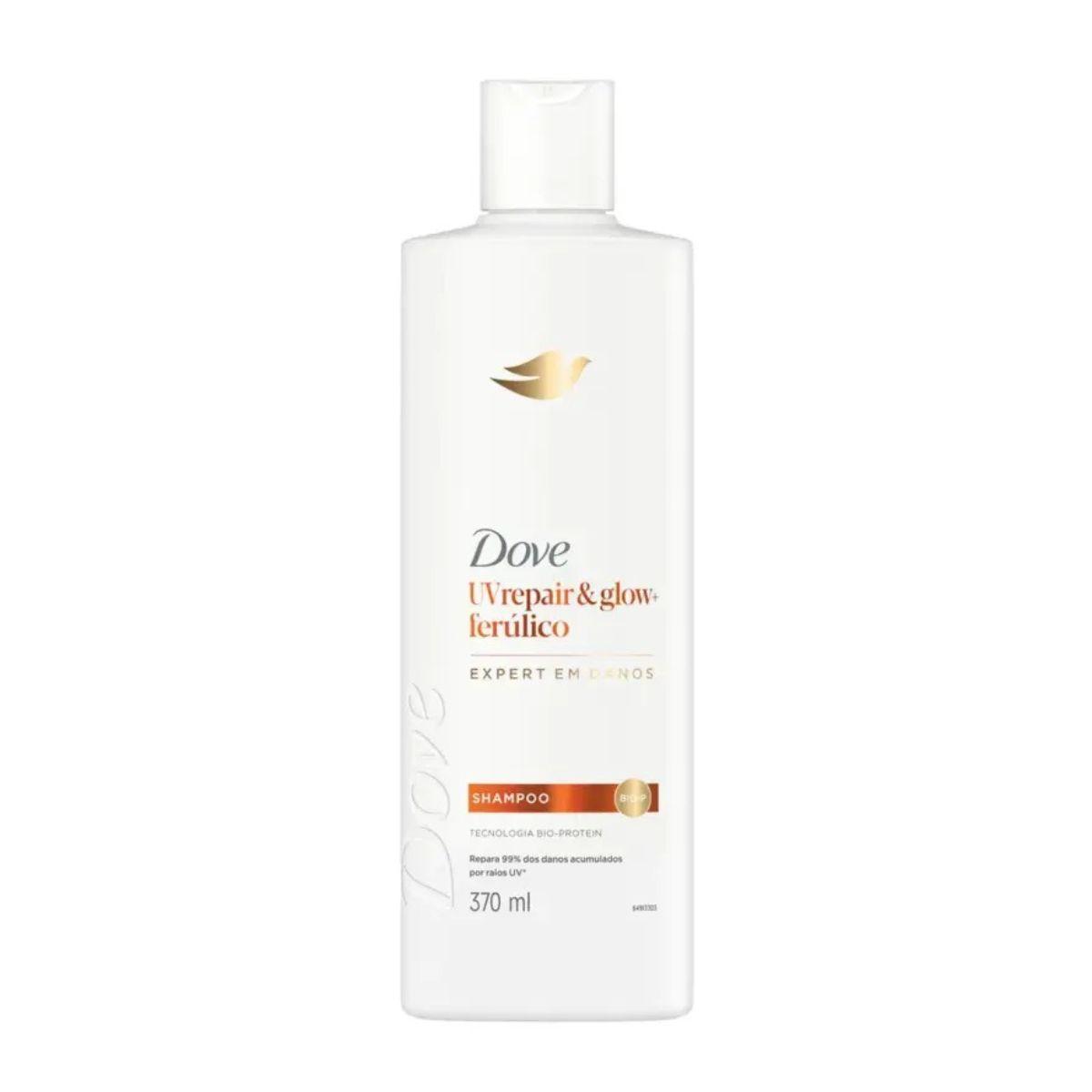 Shampoo Dove UV Repair & Glow + Ferúlico 370ml - 1