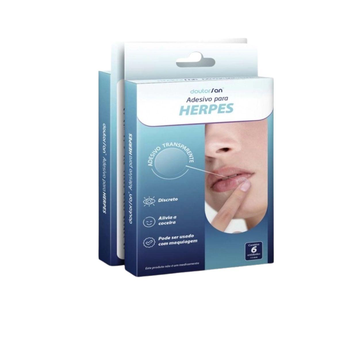 Adesivo Para Herpes Sanfarma Com 6 Unidades - 1