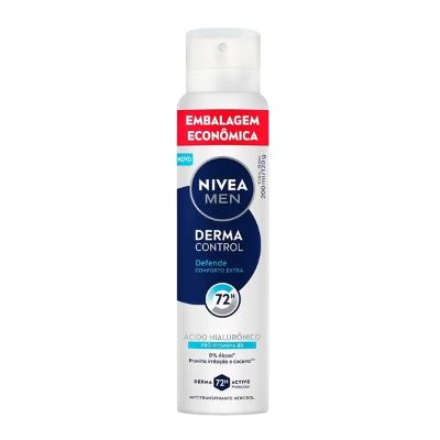Desodorante Antitranspirante Aerossol Nivea Men Derma Control Defende 72h 200ml