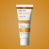 Protetor Solar Facial TheraSkin UV-Less FPS 70 Gel Creme Tom 3 40g - 4
