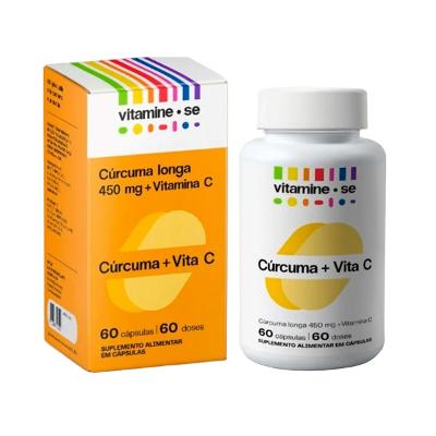 Suplemento Vitamina C + Cúrcuma Vitamine-se c/60 Cápsulas
