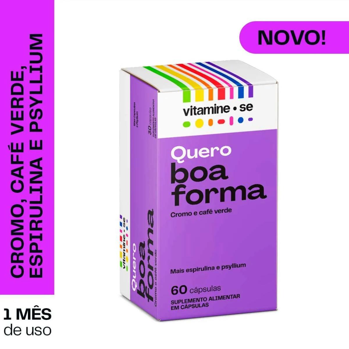 Suplemento Alimentar Vitamine-se Quero Boa Forma c/60 Cápsulas - 2