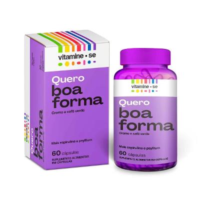 Suplemento Alimentar Vitamine-se Quero Boa Forma c/60 Cápsulas