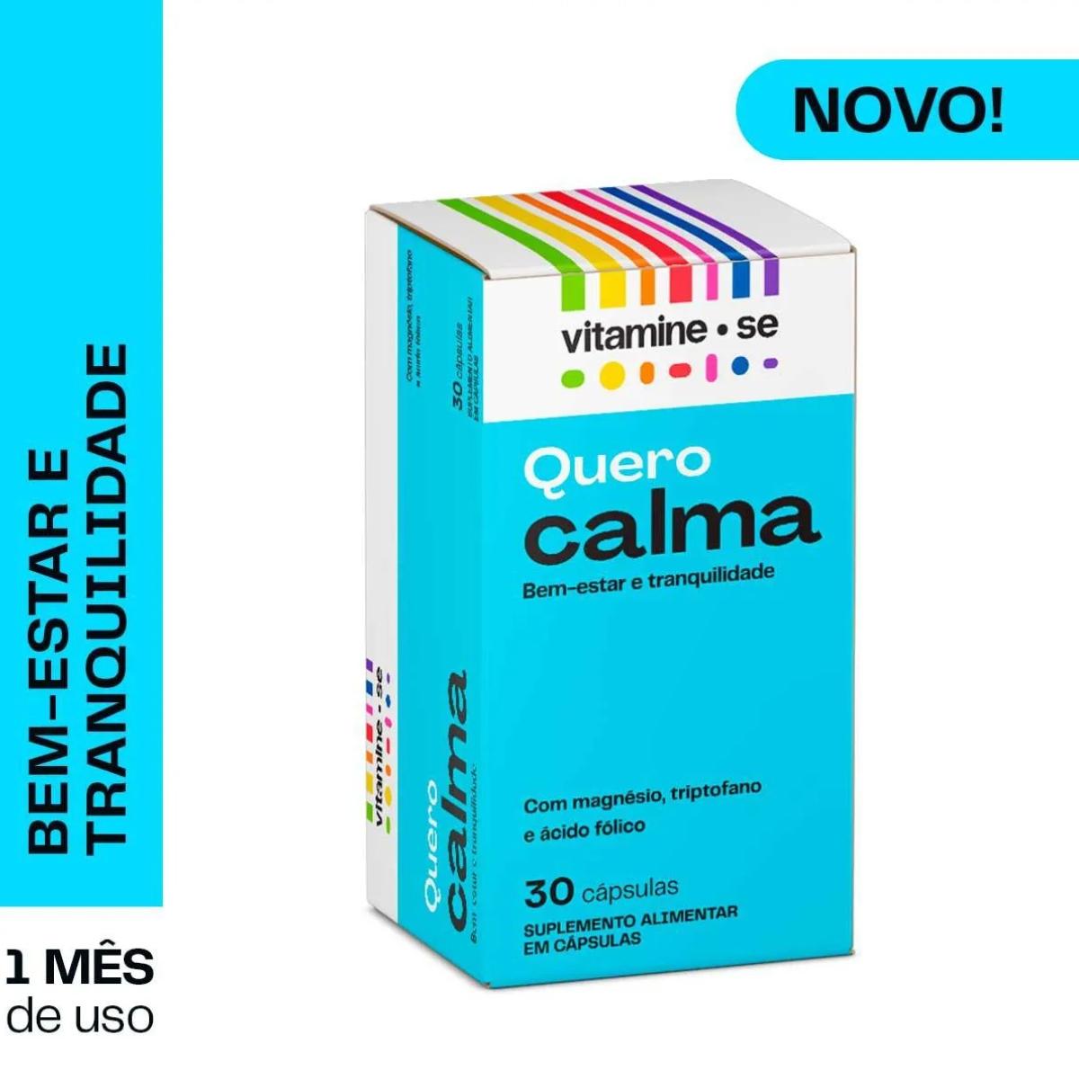 Suplemento Alimentar Vitamine-se Quero Calma c/30 cápsulas - 2