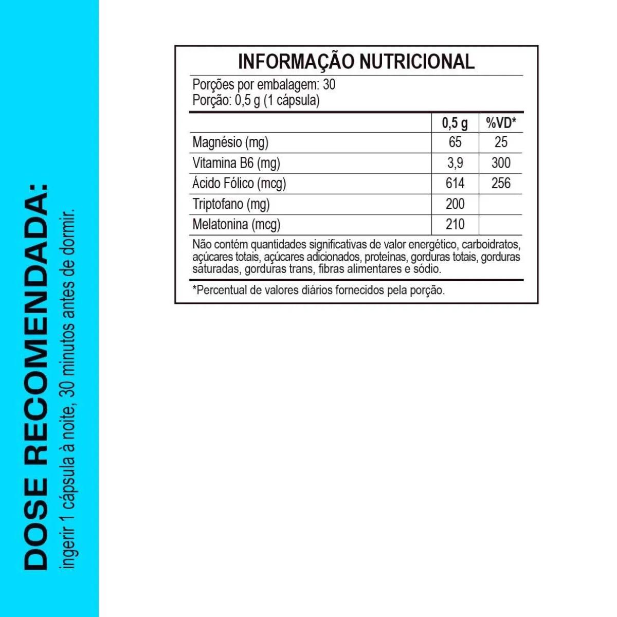 Suplemento Alimentar Vitamine-se Quero Calma c/30 cápsulas - 4