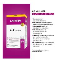 Polivitamínico Lavitan A-Z Mulher c/60 Comprimidos - 3