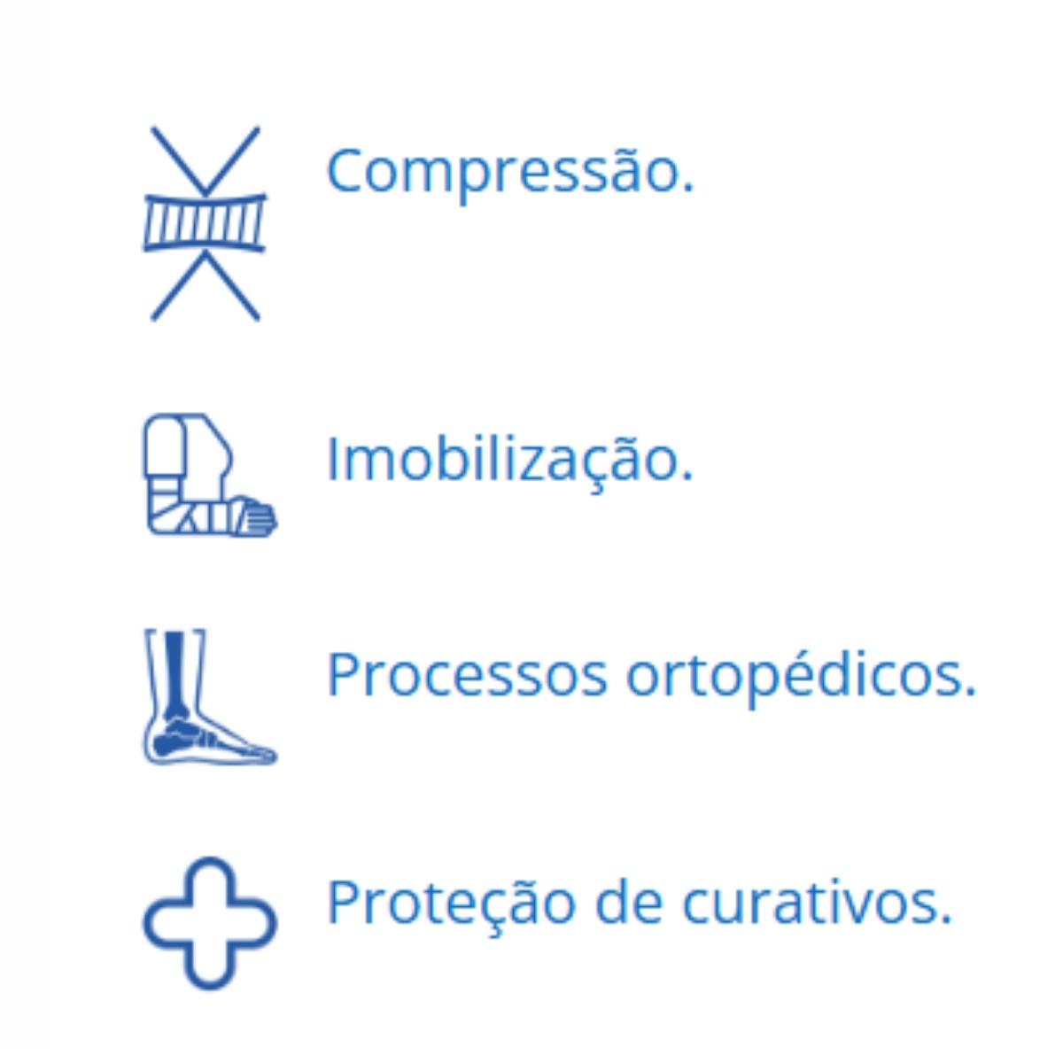 Atadura Elástica Sanfarma 10cmX1,2 c/1 Unidade - 2