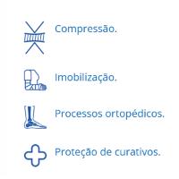 Atadura Elástica Sanfarma 10cmX1,2 c/1 Unidade - 2