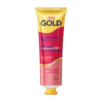 Recarga de Queratina Niely Gold Reconstrução Potente 80ml