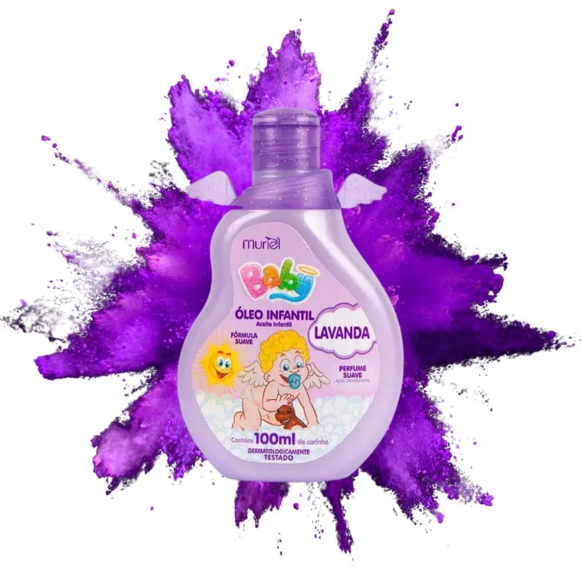 Óleo Corporal Muriel Baby Lavanda 100ml - 3