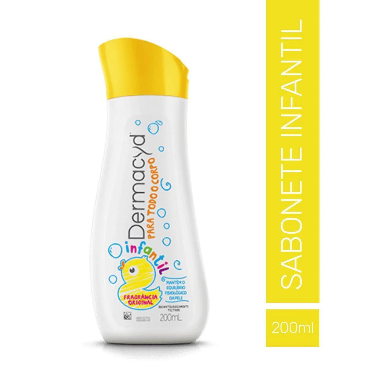 Sabonete Líquido Infantil Dermacyd com 200ml - 3