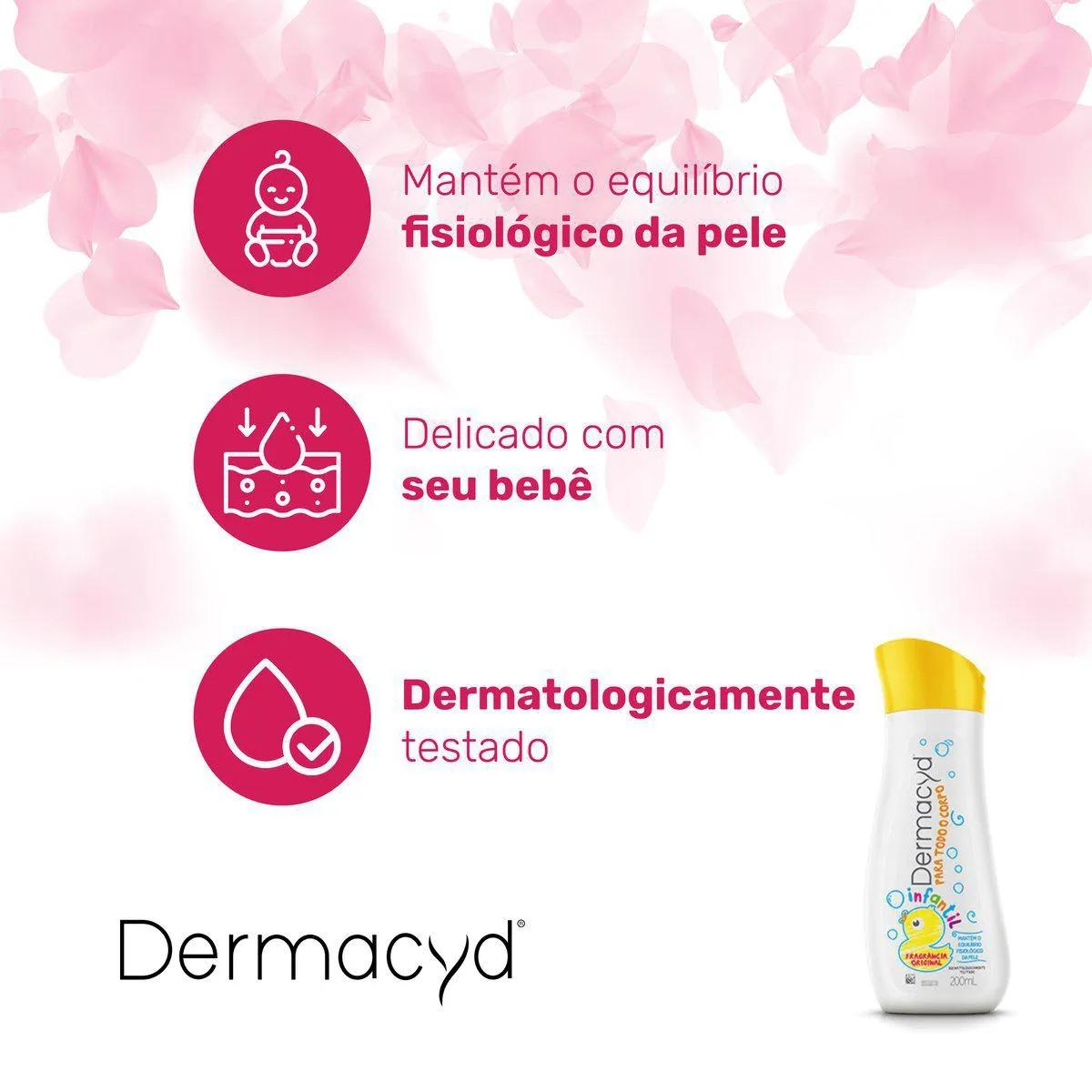 Sabonete Líquido Infantil Dermacyd com 200ml - 4