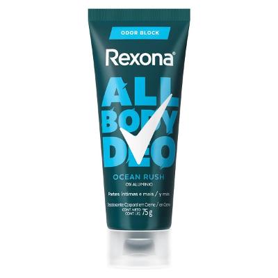 Desodorante Corporal Creme Rexona All Body Deo Ocean Rush 75g