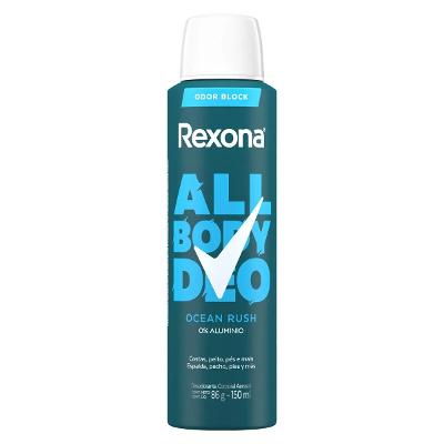 Desodorante Corporal Aerossol Rexona All Body Deo Ocean Rush 150ml