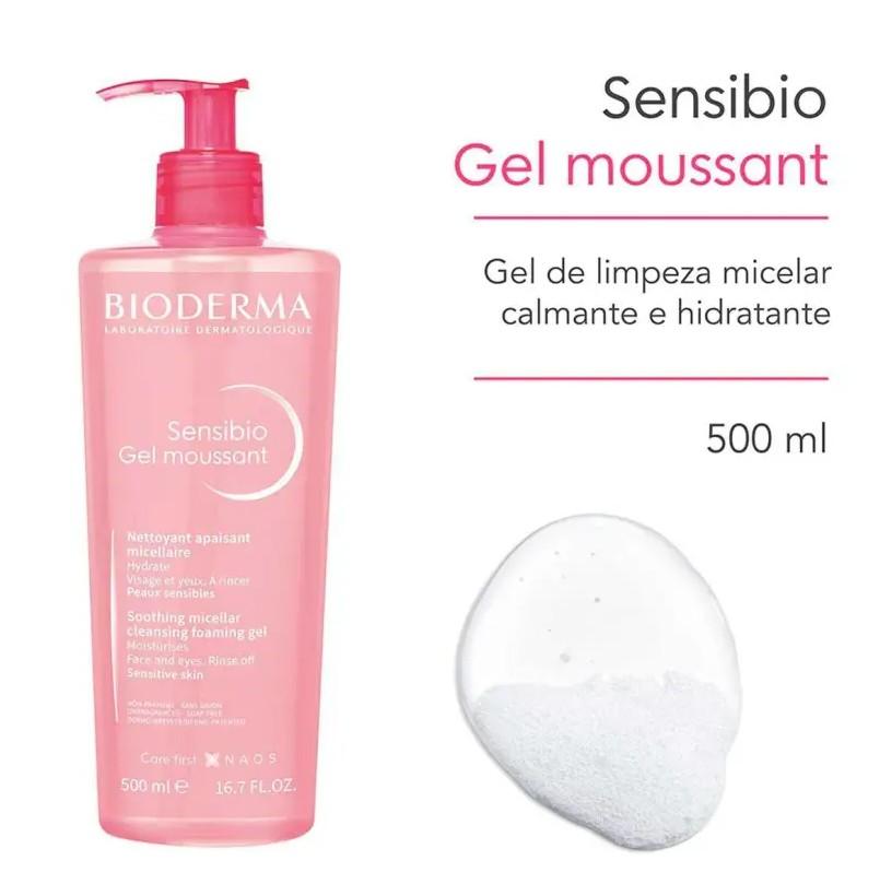 Bioderma Gel de Limpeza Sensibio Gel Moussant 500ml - 4
