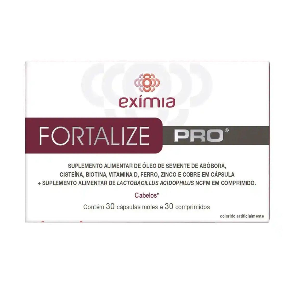 Eximia Fortalize PRO Cabelos E Unhas 30 Comprimidos. - 1