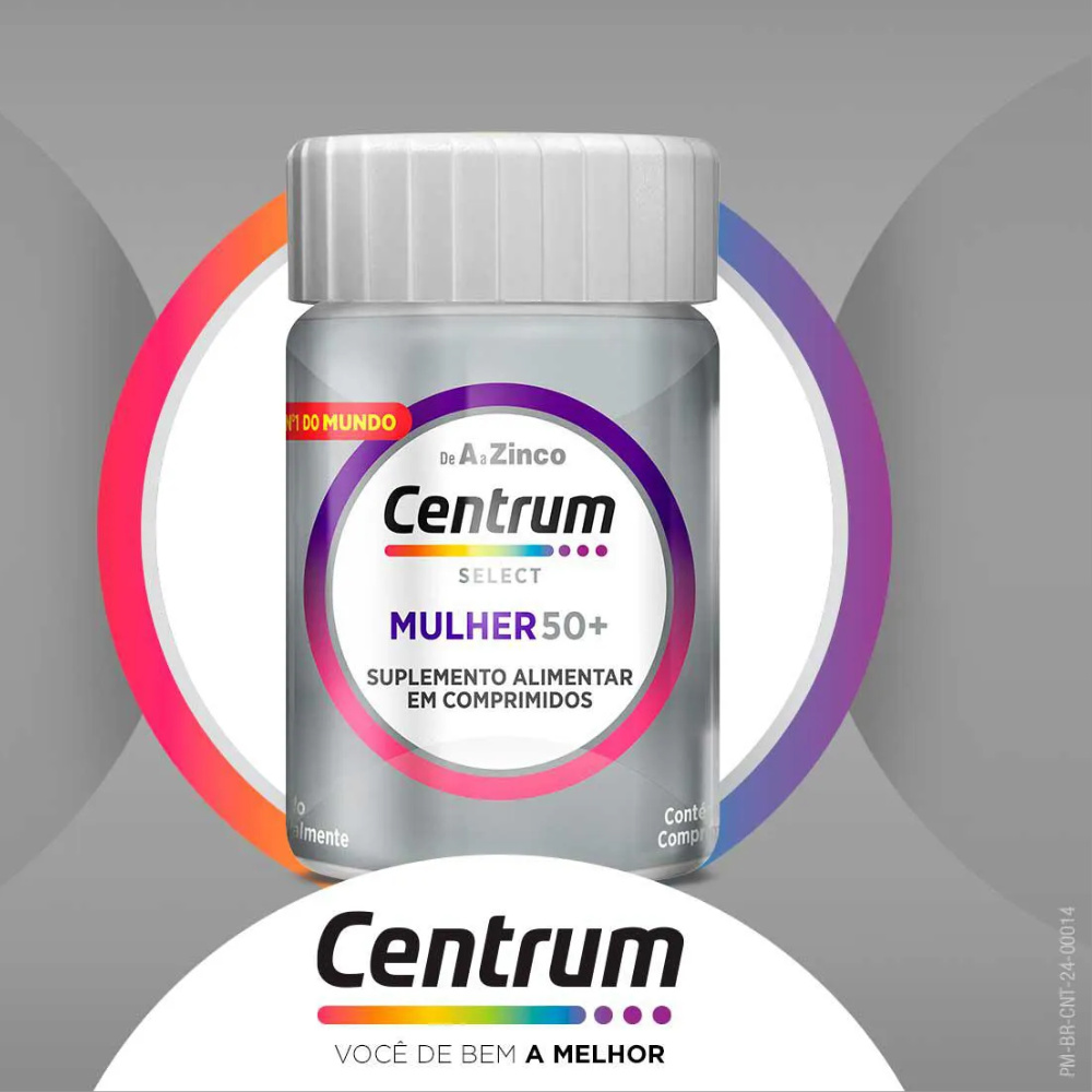 Suplemento Alimentar Centrum Mulher 50+ Select 30 Comprimidos - 2
