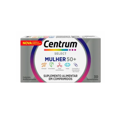 Suplemento Alimentar Centrum Mulher 50+ Select 30 Comprimidos