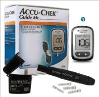KIT APARELHO DE GLICEMIA ACCU-CHEK GUIDE COM 1 MONITOR + 10 TIRAS - 1