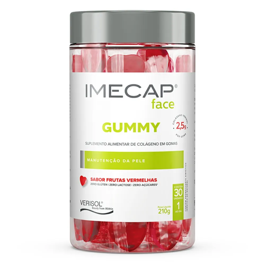 Suplemento Alimentar Imecap Face Gummy 30 Gomas - 1