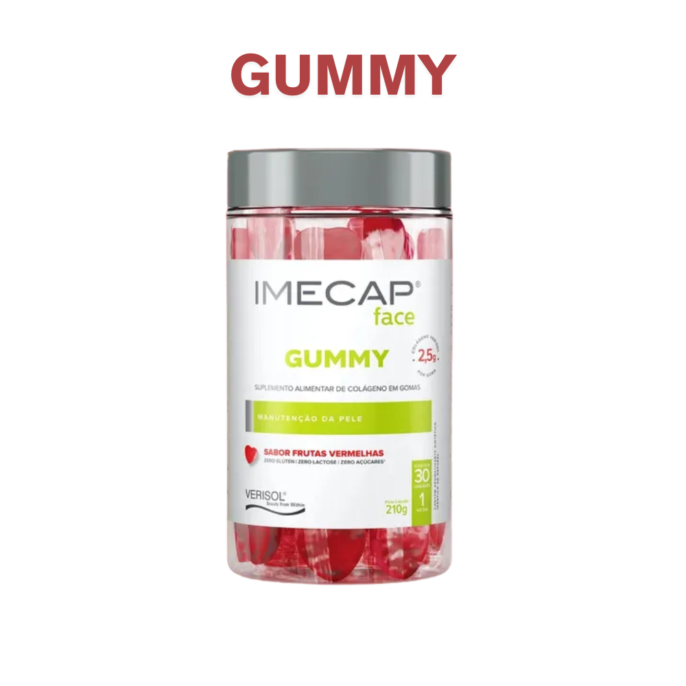Suplemento Alimentar Imecap Face Gummy 30 Gomas - 4