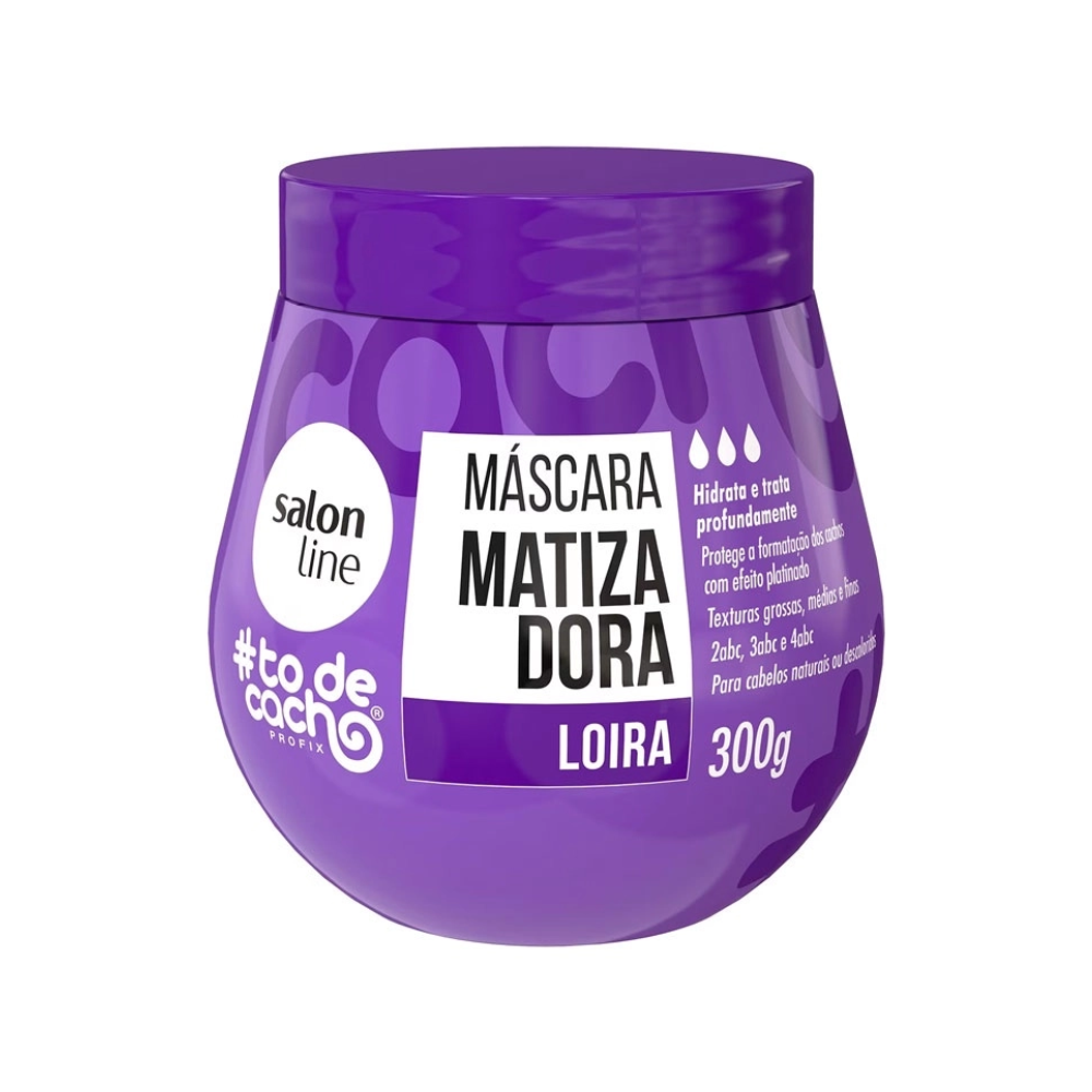 Máscara Matizadora Salon Line Loira 300g - 1