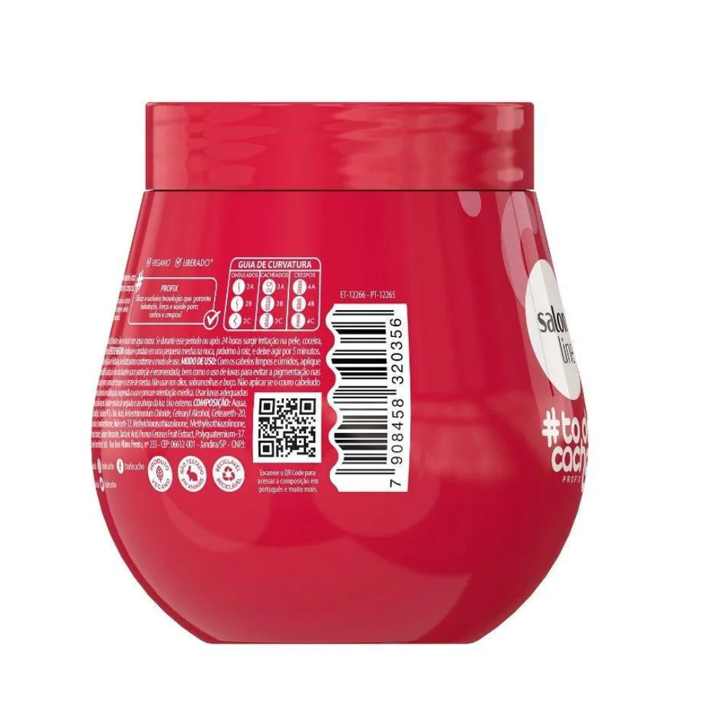 Máscara Matizadora Salon Line Vermelho Cereja 300g - 2
