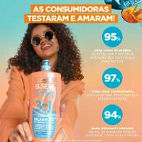 CREME MILAGROSO 3 EM 1 ELSEVE CACHOS LONGOS DOS SONHOS 500ML - 3
