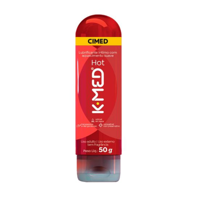 Gel Lubrificante Íntimo K-Med Hot 50g
