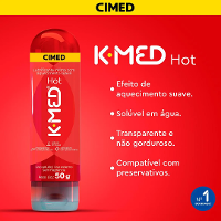 Gel Lubrificante Íntimo K-Med Hot 50g - 2