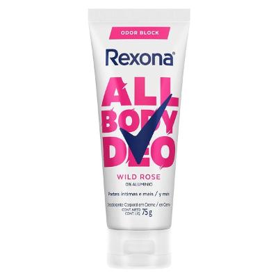 Desodorante Corporal Creme Rexona All Body Deo Wild Rose 75g