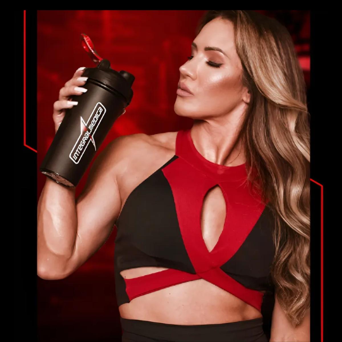 Coqueteleira Nacional Preta Integralmedica - 1 Dose (600ml) - 2