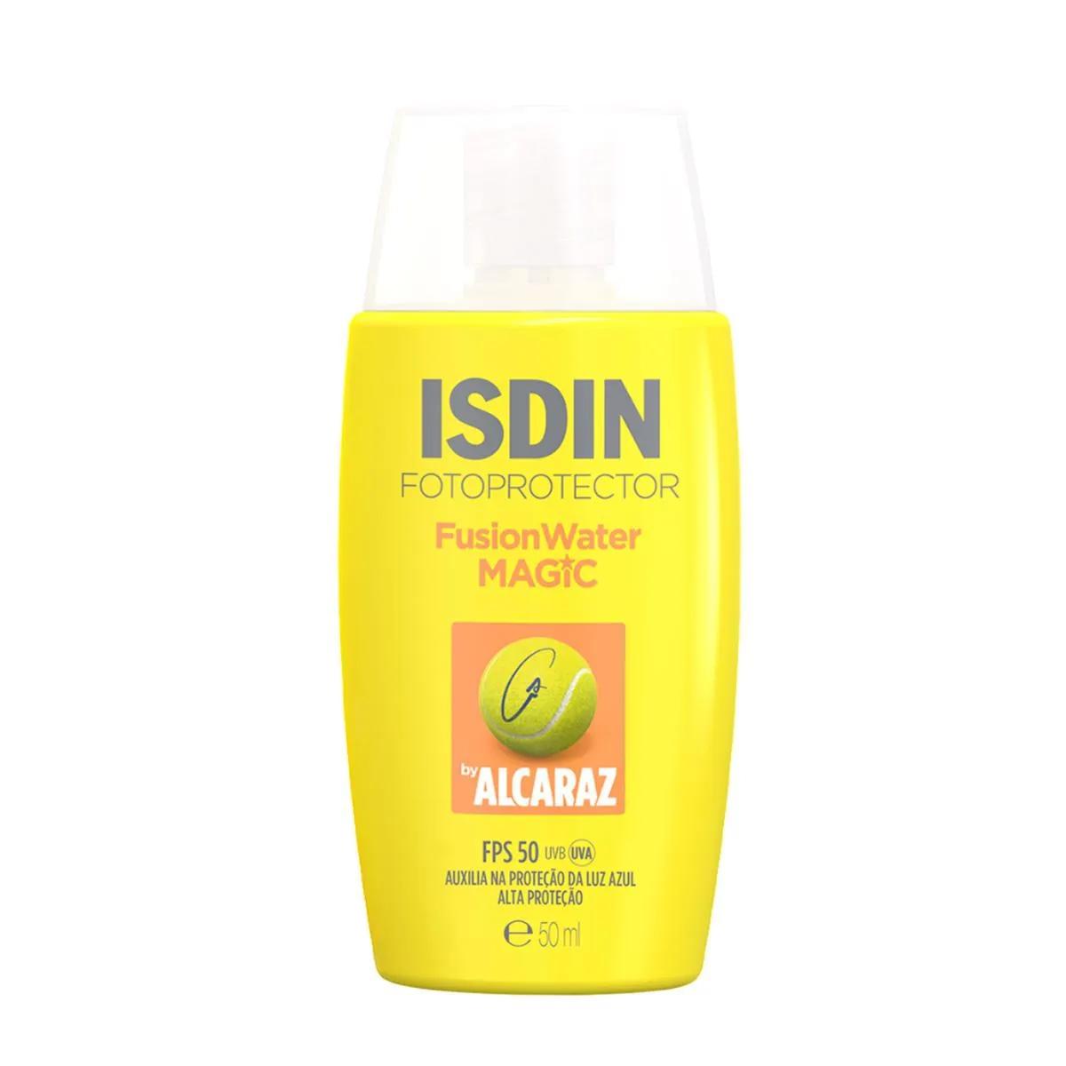 Protetor Solar Facial Isdin Fusion Water Magic by Alcaraz FPS 50 - 50ml - 2