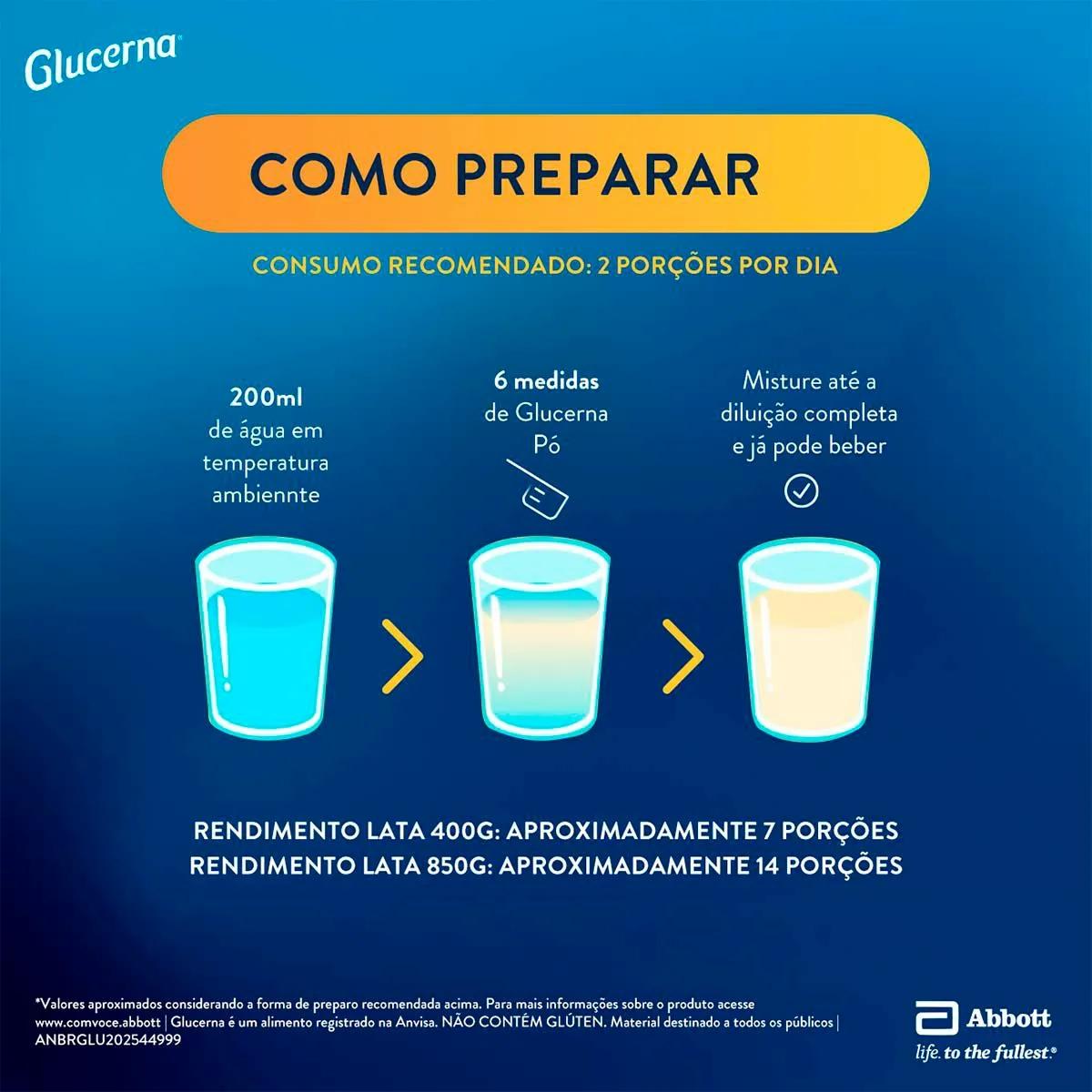 Suplemento Alimentar Glucerna Baunilha - 400g - 4