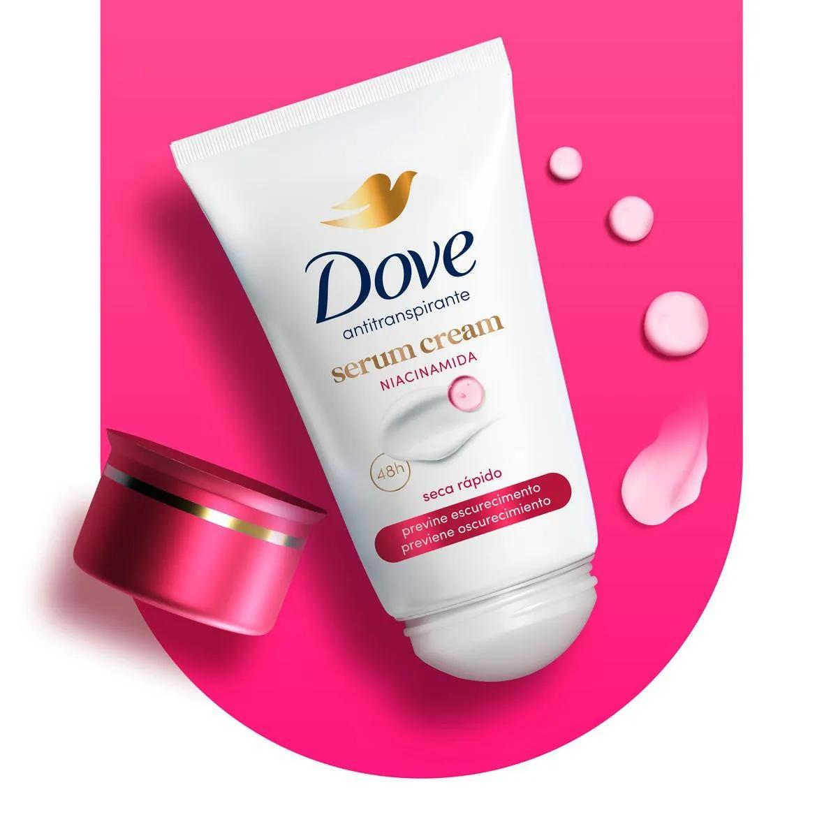 Antitranspirante Dove Creme Sérum Feminino 48h - Niacinamida 50g - 6