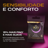 Preservativo Blowtex Skyn Elite com 3 unidades - 2