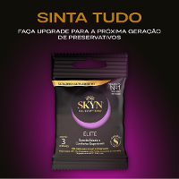 Preservativo Blowtex Skyn Elite com 3 unidades - 4
