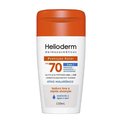 Protetor Solar Corporal Fps70 - Helioderm 120ml