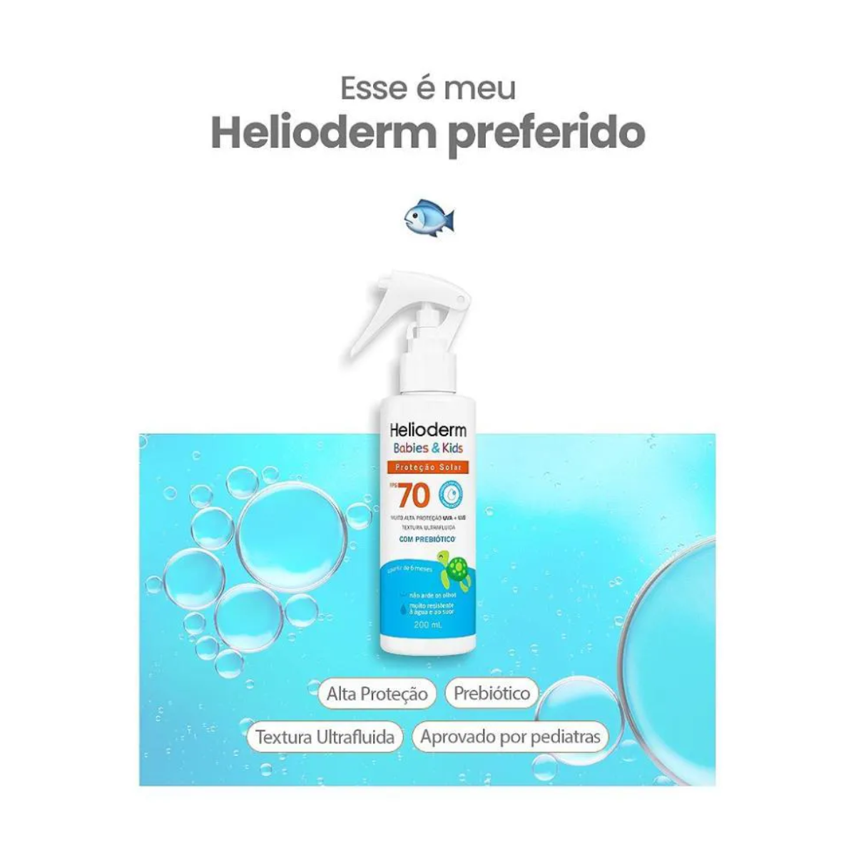 Helioderm Babies e Kids Spray Fps 70 - 200Ml - 4