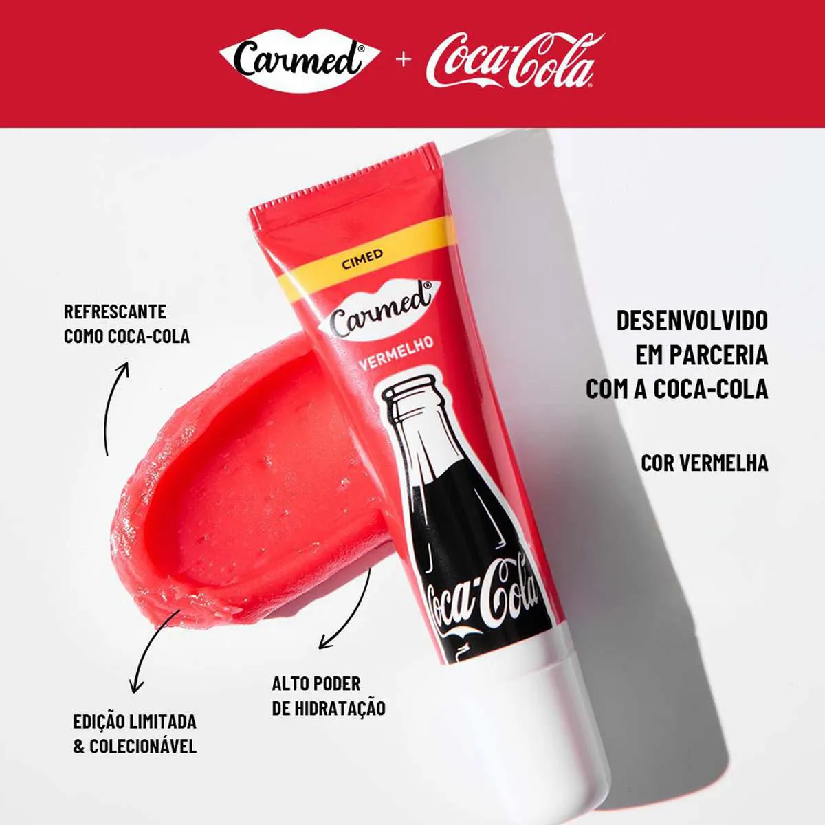 PROTETOR LABIAL CARMED COCA COLA VERMELHO 10G - 4