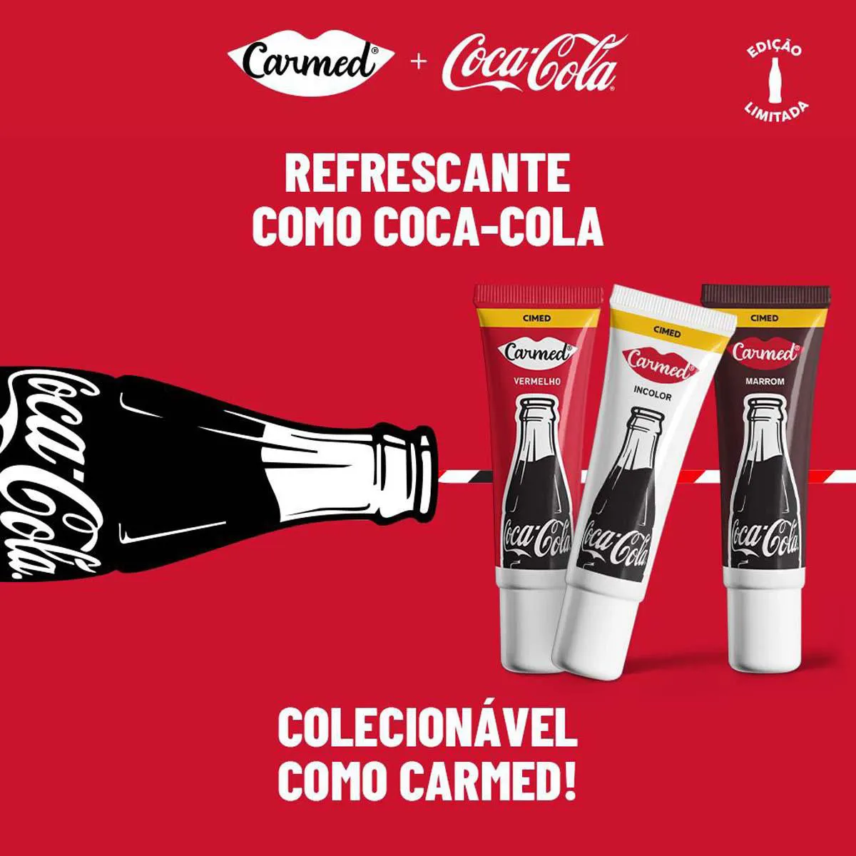 PROTETOR LABIAL CARMED COCA COLA VERMELHO 10G - 7